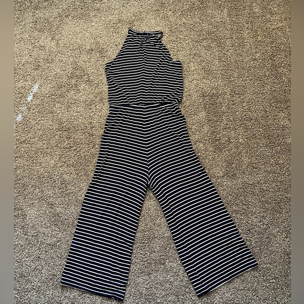 GAP Halter jumpsuit, Pleated wide-leg crop pants TALL SIZE